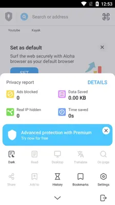 Aloha Browser Turbo android App screenshot 7